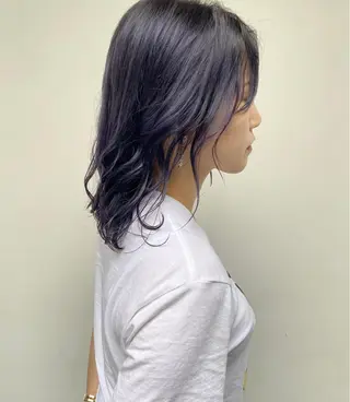 ミディアム カラー tonari 梅田、中崎町のヘアスタイル