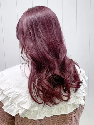 セミロング ヘアアレンジ パーマ カラー ITbyALBUM 浦和店のヘアスタイル