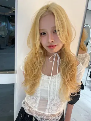 ロング カラー 名駅/ハイトーン /Y2k/YUNAのヘアスタイル