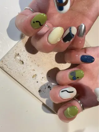 ミディアム m kaori𓃟のネイルデザイン