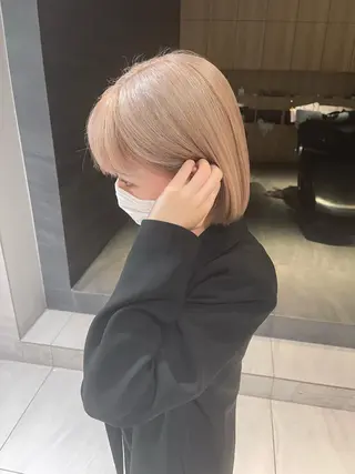 ショート カラー パーマ ヘアアレンジ メンズ キッズ ネイル マツエク・マツパ LINDOTOKYO梅田所属・酸性ストレート 髪質改善大槻勇樹のヘアスタイル