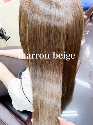 セミロング カラー 髪質改善&韓国風特化 型サロン ミシェリーのヘアスタイル