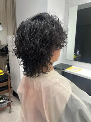 パーマ メンズ 🍐シャドウパーマ メンズ特化/守岡🍐のヘアスタイル