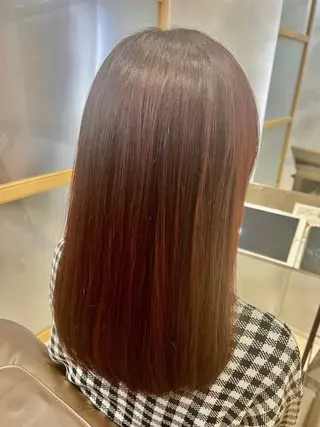 セミロング カラー 🌻艶髪カラー🌻 あぼみなみのヘアスタイル