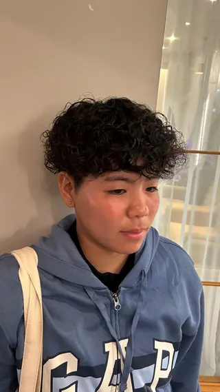 ショート パーマ HAIR'S Lunetta abeno所属・MIZUKI 💜🎀のヘアスタイル