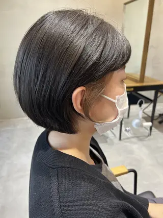 ショート 鬼童 友稀 ✨️艶カラー診断✨️のヘアスタイル