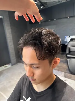 ショート ヘアアレンジ メンズ NEXT NEO所属・メンズヘア静岡 ✂︎Ryuheiのヘアスタイル