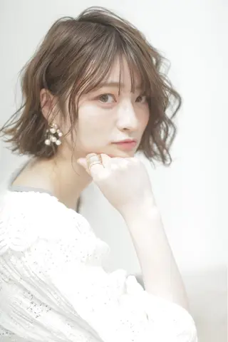 ショート カラー パーマ 透明感韓国ヘア♡ みつきのヘアスタイル