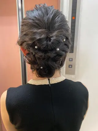 ミディアム ヘアアレンジ ❣️モテ髪❣️佐野 圭佑のヘアスタイル