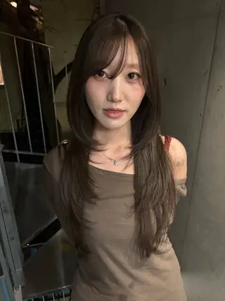 ロング カラー yuuna/ ハッシュカット🎀のヘアスタイル