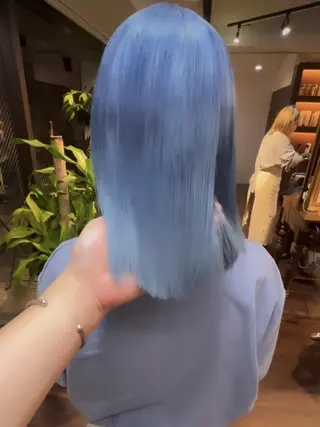 ミディアム カラー 🧡色落ちまで2度綺 麗なカラー🧡ヨシキのヘアスタイル