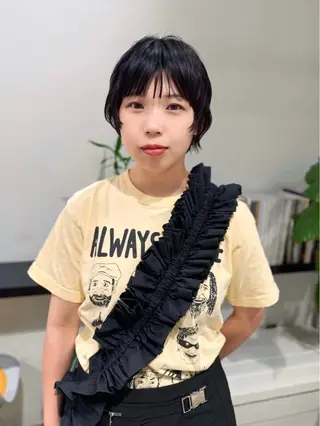 ショート ウルフ/似合わせ レイヤー/RIHOのヘアスタイル