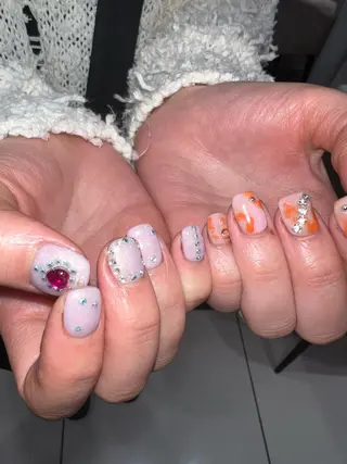 ネイル 個性派／中韓ネイル SAKURAのネイルデザイン