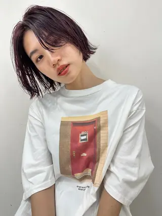 ショート カラー ボブ / オージュア 🌸Mikuのヘアスタイル