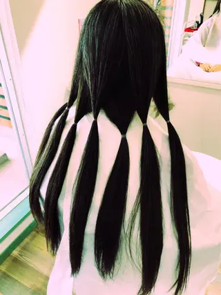 ロング 石野 智華のヘアスタイル