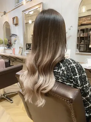 ロング カラー エクステ指名No.1 【店長】橘田のヘアスタイル
