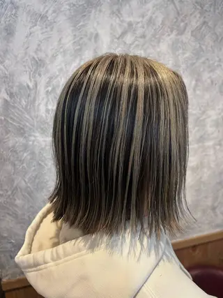 ミディアム カラー 北岡 慶子 大宮駅西口徒歩3分のヘアスタイル