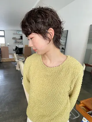 ショート パーマ pole所属・【pole】 minaのヘアスタイル