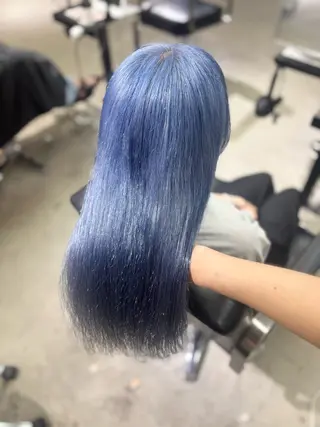 セミロング カラー 大阪ハイトーン/ ピンク/ かえでのヘアスタイル