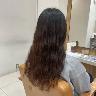 ロング パーマ 海老名で韓国風 HANA🌷のヘアスタイル