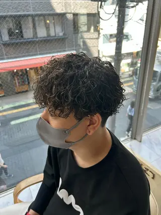 ショート パーマ メンズ メンズパーマ 💈後閑和真💈のヘアスタイル