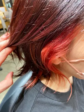 ショート カラー IWASHITA TAKESHIのヘアスタイル