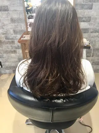 セミロング 所渉/韓国レイヤー /ウルフカットのヘアスタイル