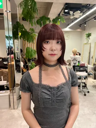 ショート カラー 透明感カラー/ボブ / MARIE🍇のヘアスタイル