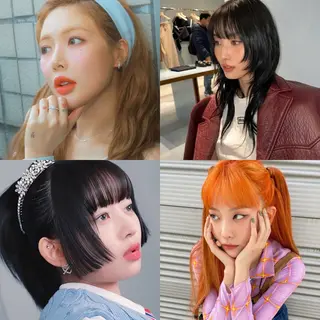 ミディアム カラー haru/レイヤー/ ウルフのヘアスタイル