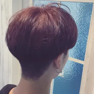 ショート カラー 金崎 新吾のヘアスタイル