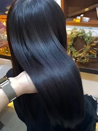 ロング カラー ヘアアレンジ maoブリーチ無し 似合わせカラーのヘアスタイル