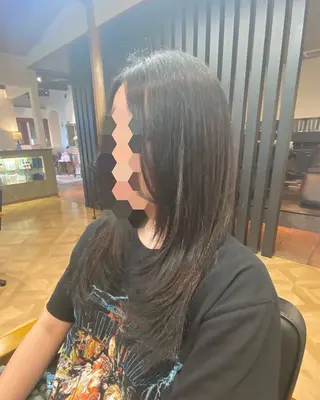 セミロング AYL hair桃花台所属・菅野 奏のヘアスタイル