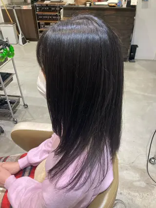 ロング 折本 沙織のヘアスタイル