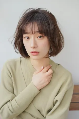 ショート 骨格/顔タイプ/ パーソナルカラー菅原のヘアスタイル