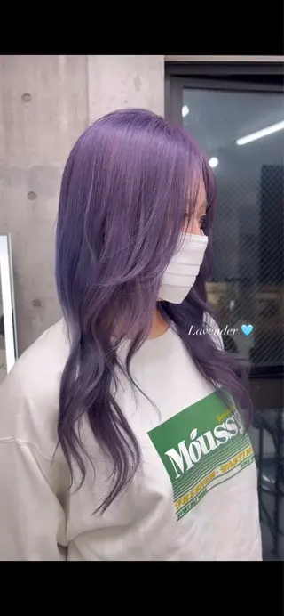 ミディアム カラー ハイトーン/ゆるふわ 🎨𖥔ׁTOMO♡のヘアスタイル