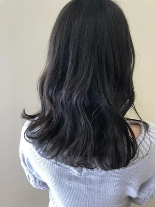 ミディアム カラー eclat suzumiのヘアスタイル