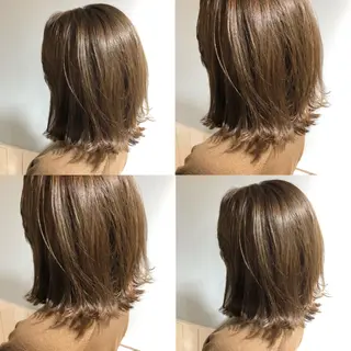 ミディアム カラー 🤎ベージュカラー 🐶メンズパーマのヘアスタイル