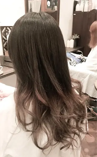 ロング カラー 小森谷 亮太のヘアスタイル