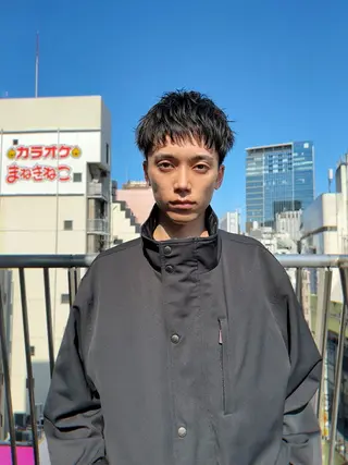 ショート パーマ メンズ メンズパーマ/ メンズカット/平木のヘアスタイル