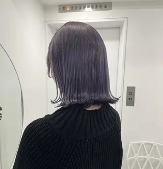 カラー 透明感ラベンダー/ レイヤー/表参道のヘアスタイル