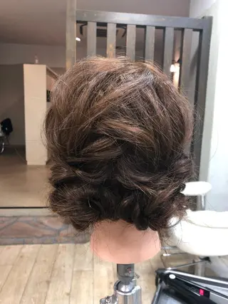 ロング ヘアアレンジ 阿部 美咲のヘアスタイル
