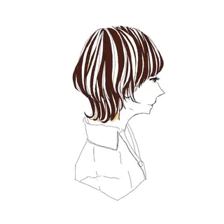 ショート カラー ヘアアレンジ モデルさん募集中IT byALBUM八王子のヘアスタイル