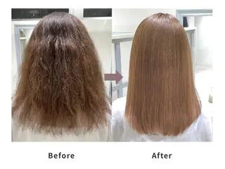 ミディアム 縮毛矯正⭐️ TAKAHIROのヘアスタイル