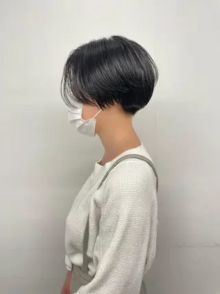 ショート カラー ボブ/ミニボブ/ 立河今日子のヘアスタイル