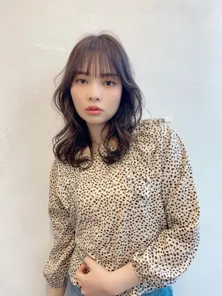 ミディアム 鎌倉 彩のヘアスタイル