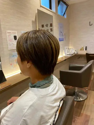 ショート 森 千風優のヘアスタイル