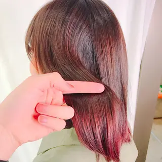 セミロング カラー 🌈限定価格🌈 鈴木　瑛輔のヘアスタイル