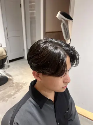 ミディアム パーマ メンズ メンズカットパーマ ✂️ JOYAのヘアスタイル