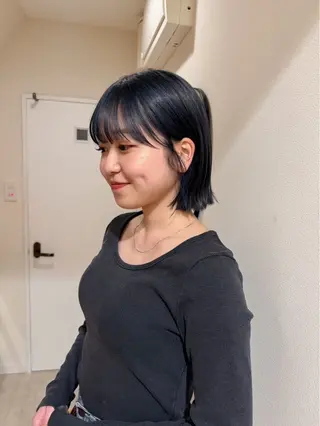 ミディアム Uil所属・ながこ /透明感カラーのヘアスタイル