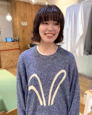 ミディアム パーマ 【takk】 ナカヤママサヨシのヘアスタイル